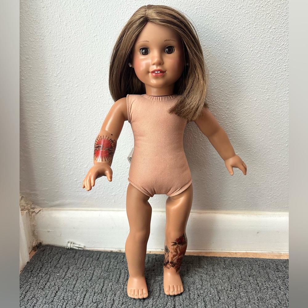 Customized Tattoo and Pierced JLY 28 American Girl